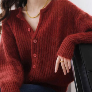 Vintage Relaxed Short Cardigan